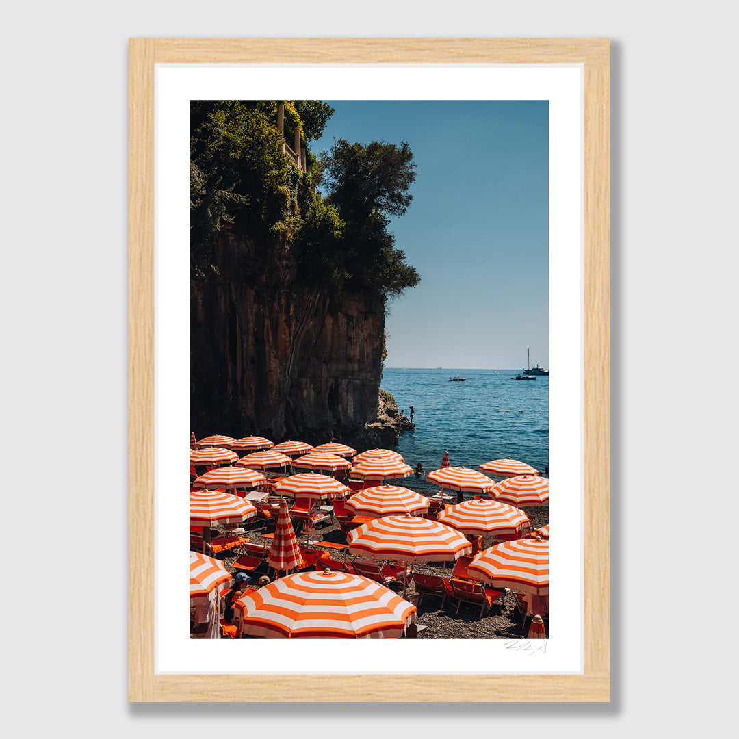 Beach Club Arienzo Art Print by Jessica Higueras