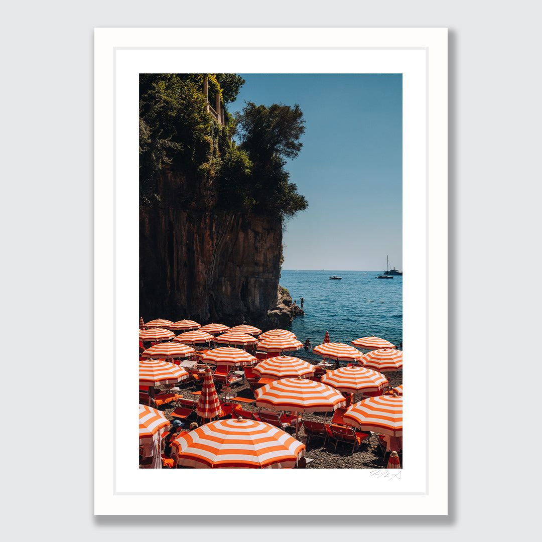 Beach Club Arienzo Art Print by Jessica Higueras