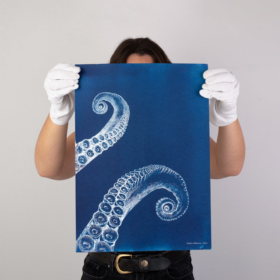 Below the Surface Cyanotype Original Artwork by Vasundhara Singh