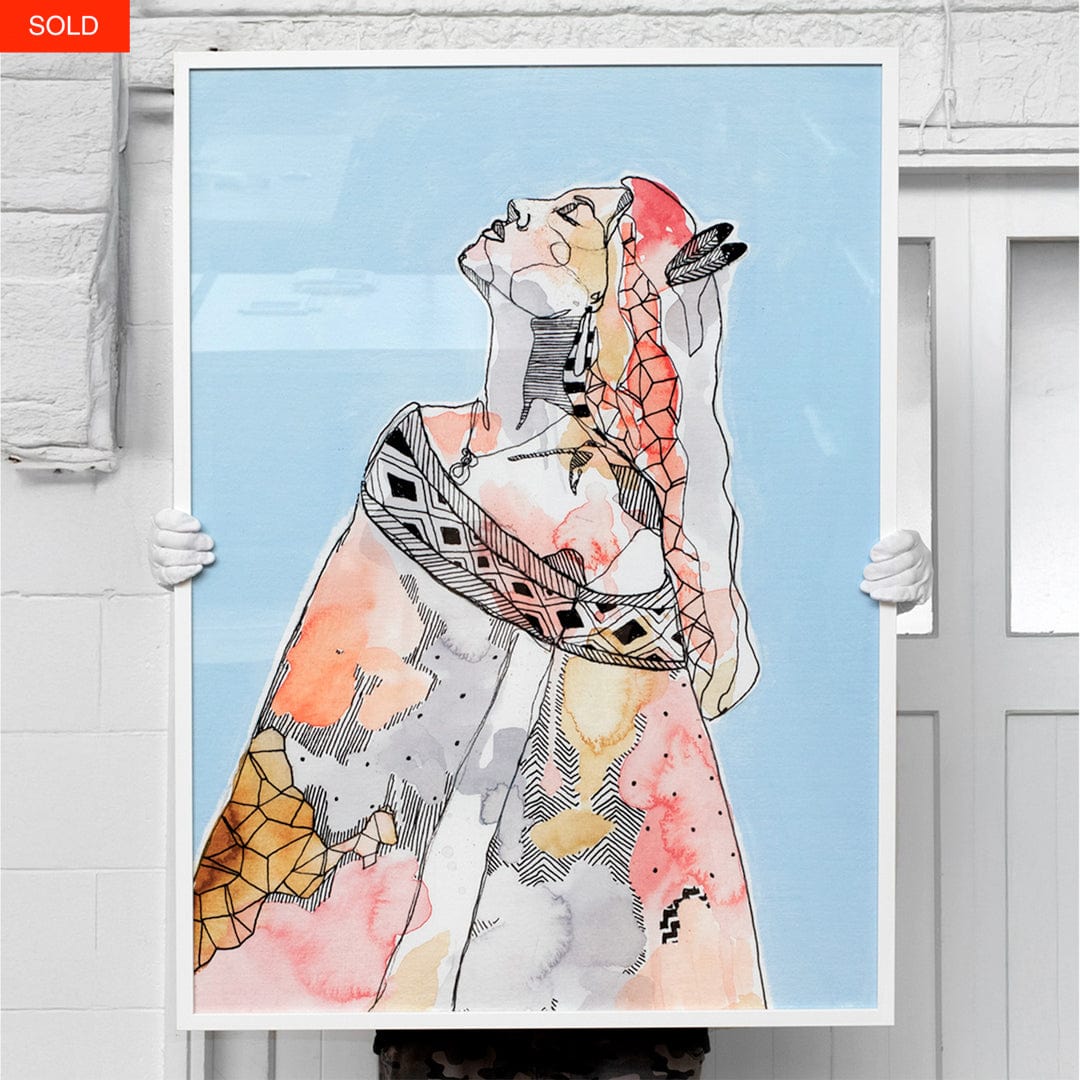 Bespoke Framed A0 Āio Art Print by Maku