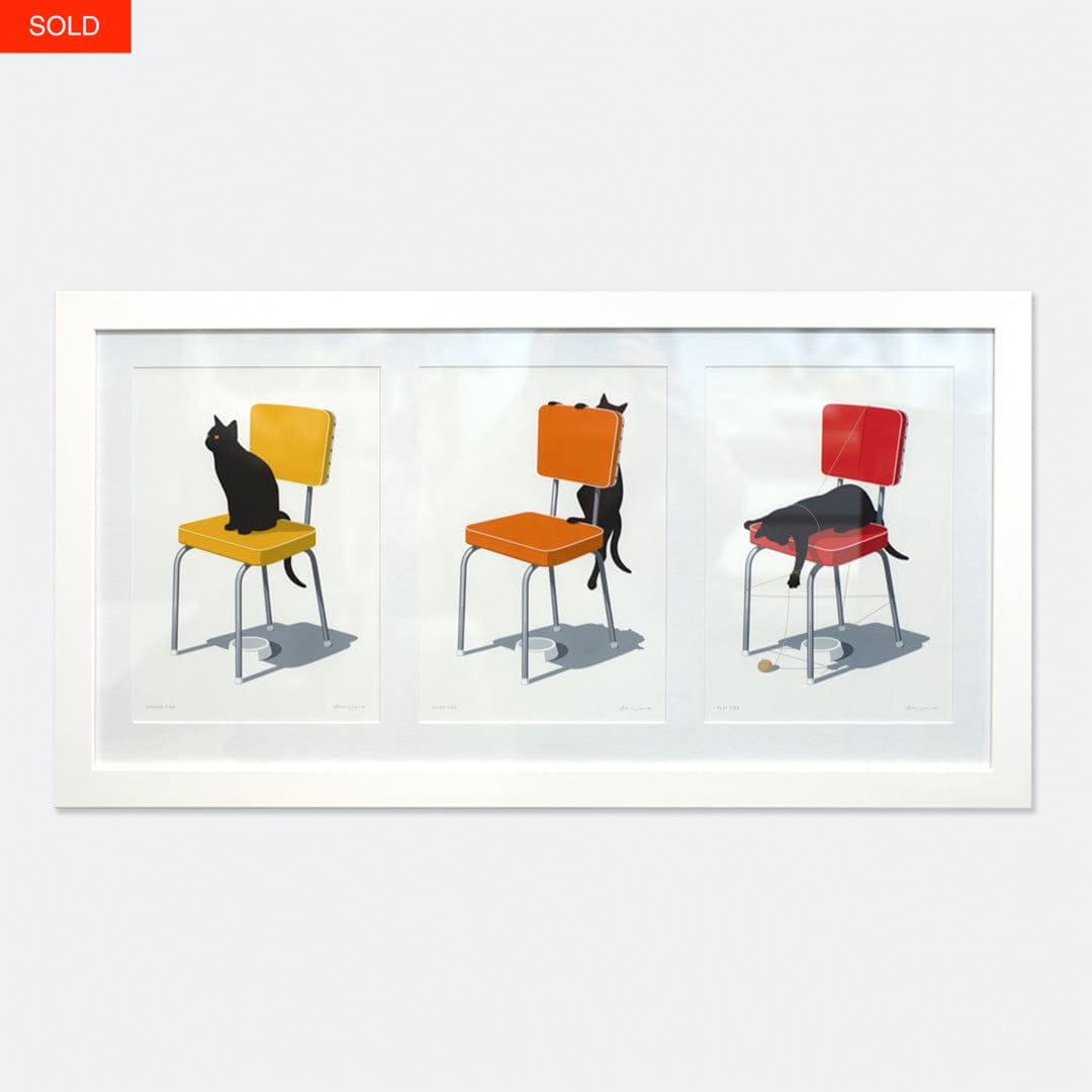 Bespoke Framed Triple Matted A4 Art Prints by Glenn Jones