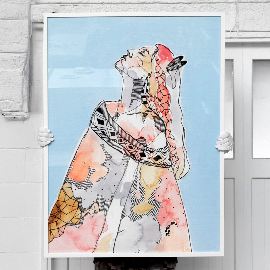 Bespoke Framed A0 Āio Art Print by Maku