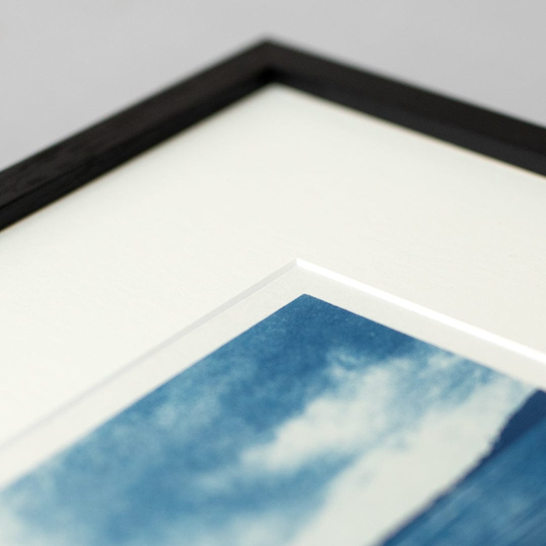 Bespoke Framed A4 Okahu Bay Cyanotype by Sophia Jenny