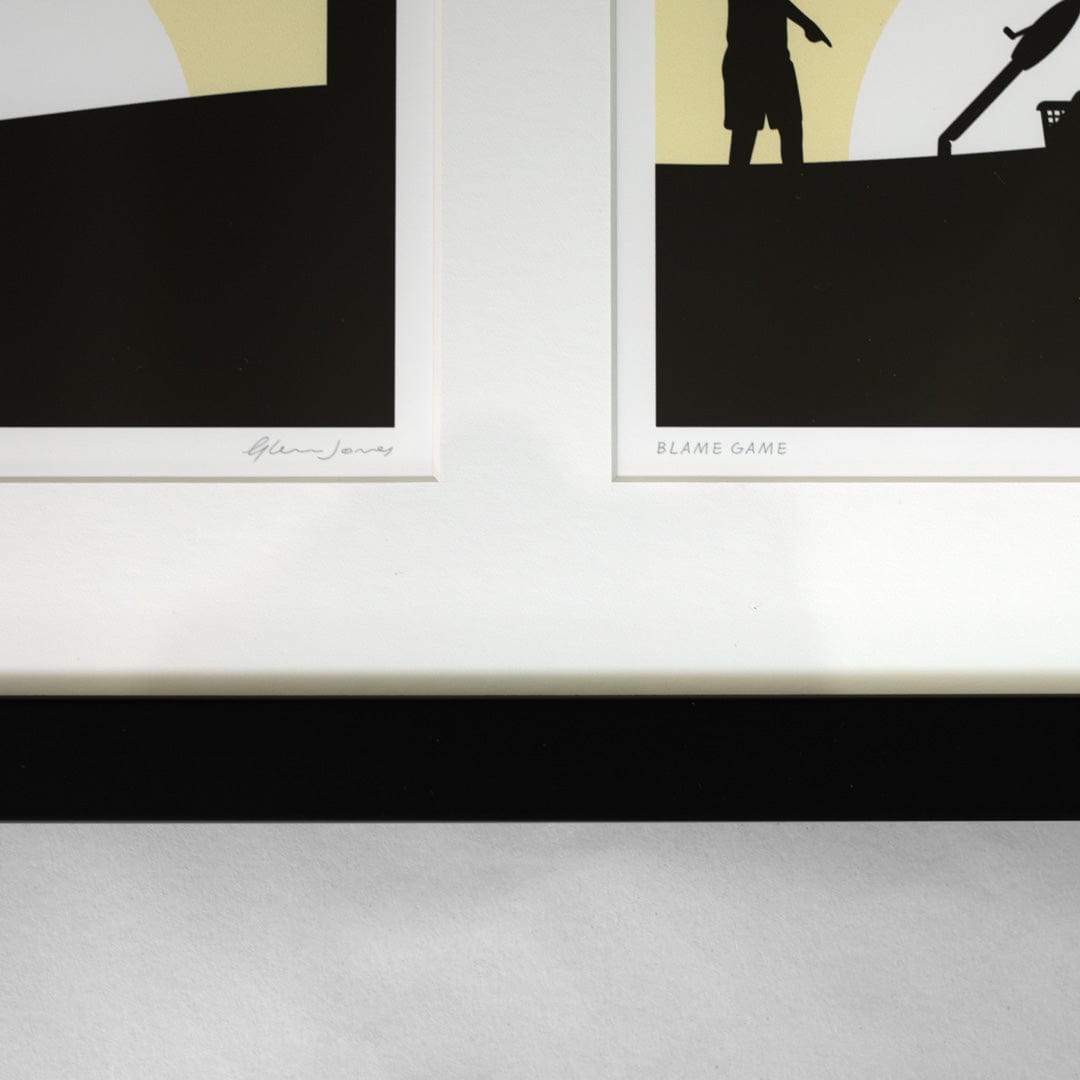 Bespoke Framed Duo Matted Art Prints by Glenn Jones