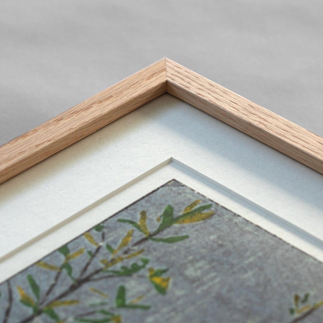 Bespoke Framed Early Autumn Limited Edition Woodblock Print by Angus Collis