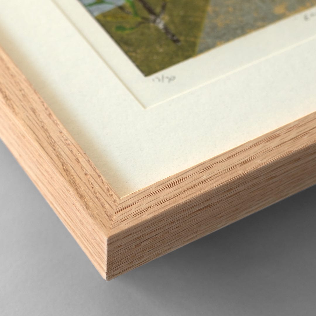 Bespoke Framed Early Autumn Limited Edition Woodblock Print by Angus Collis