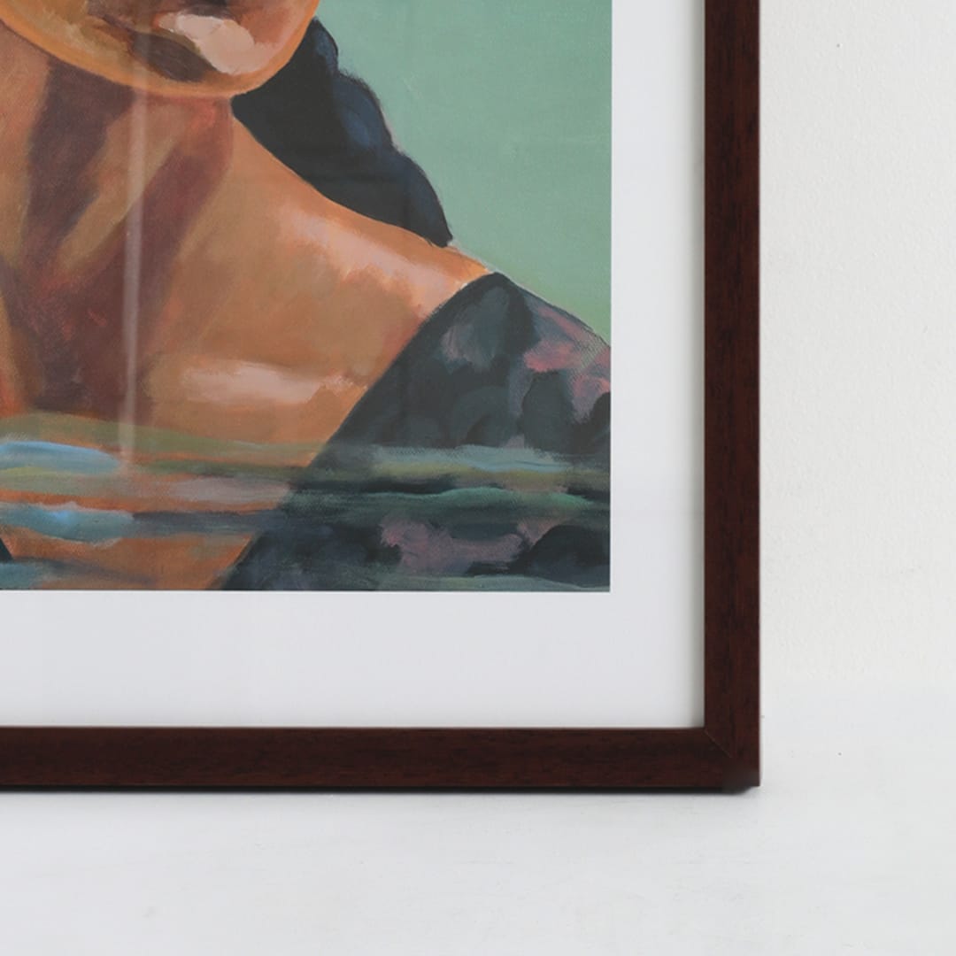 Bespoke Framed Hinemoana 2 Limited Edition Art Print by Rakai Karaitiana