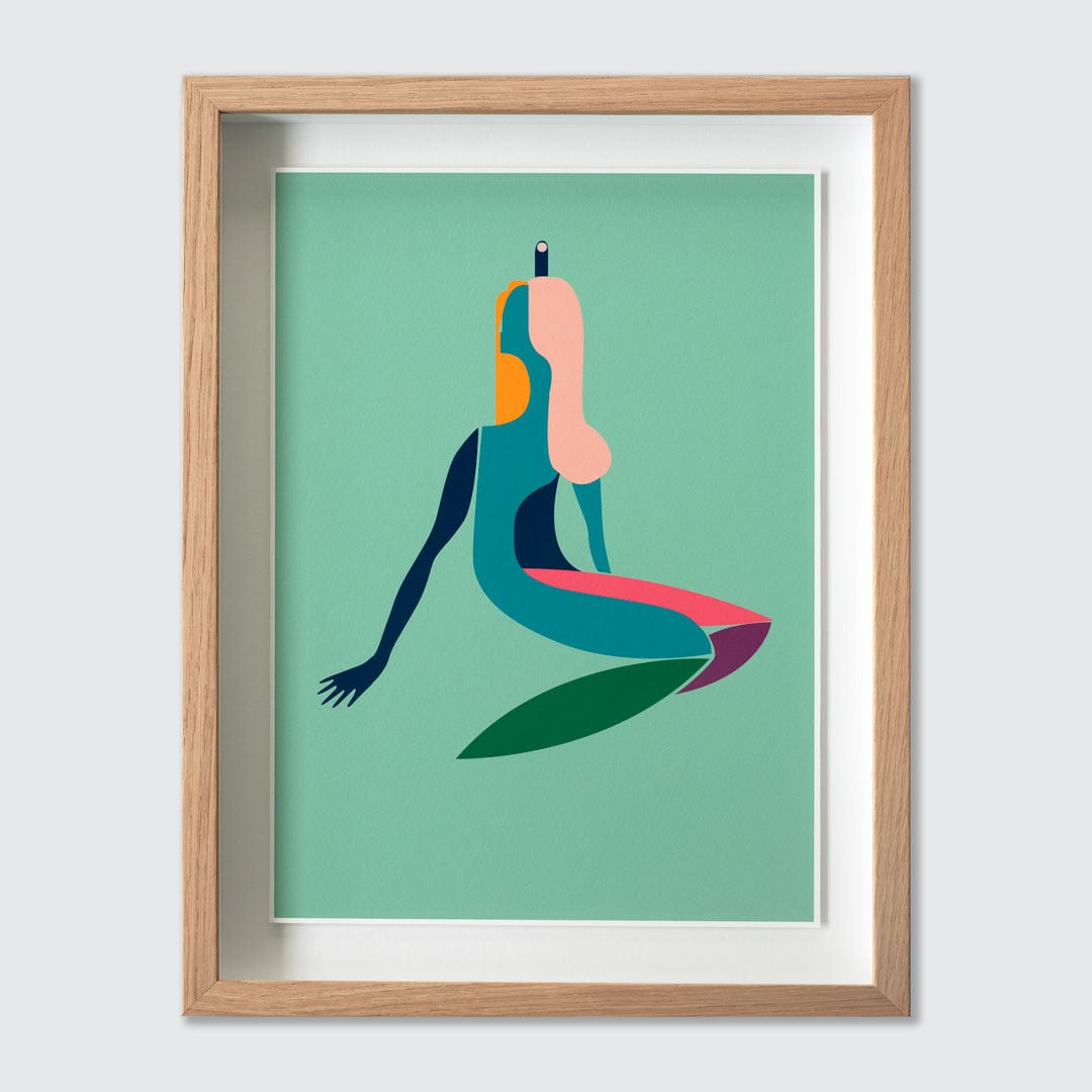 Bespoke Framed Limited Edition Pania No. 2 Art Print by Rakai Karaitiana