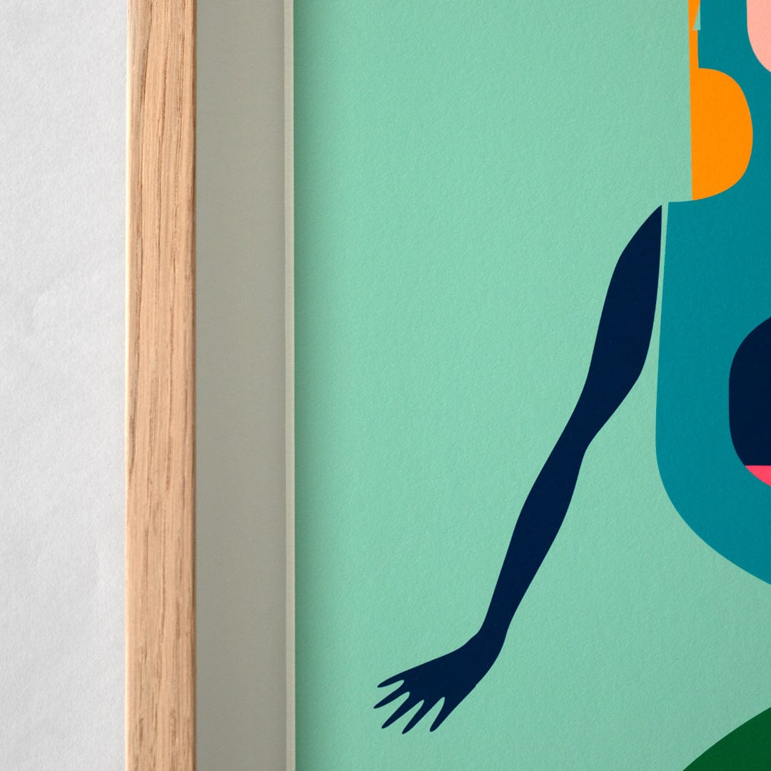 Bespoke Framed Limited Edition Pania No. 2 Art Print by Rakai Karaitiana
