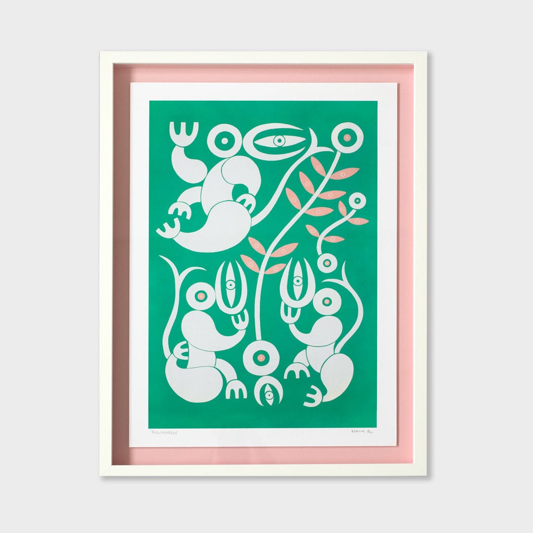 Bespoke Framed Patupaiarehe Limited Edition Print by Kapowai