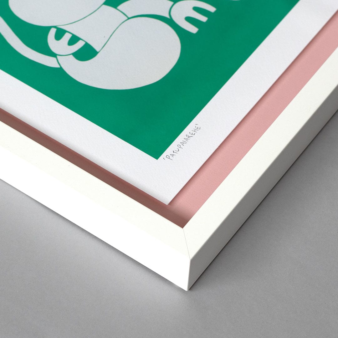 Bespoke Framed Patupaiarehe Limited Edition Print by Kapowai