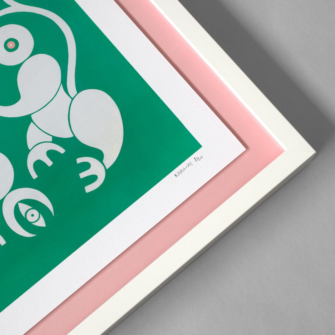 Bespoke Framed Patupaiarehe Limited Edition Print by Kapowai
