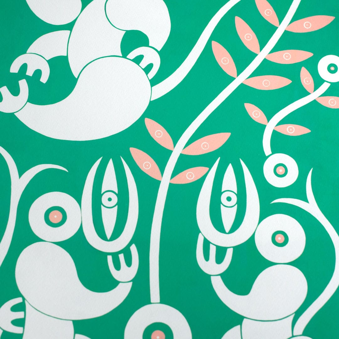 Bespoke Framed Patupaiarehe Limited Edition Print by Kapowai
