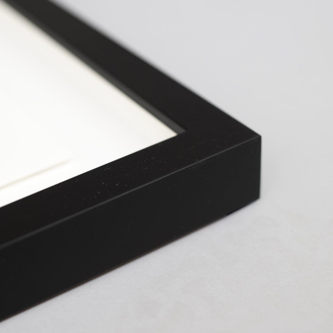 Bespoke Framed Redacted Linocut Reduction Print by Jackson Munn