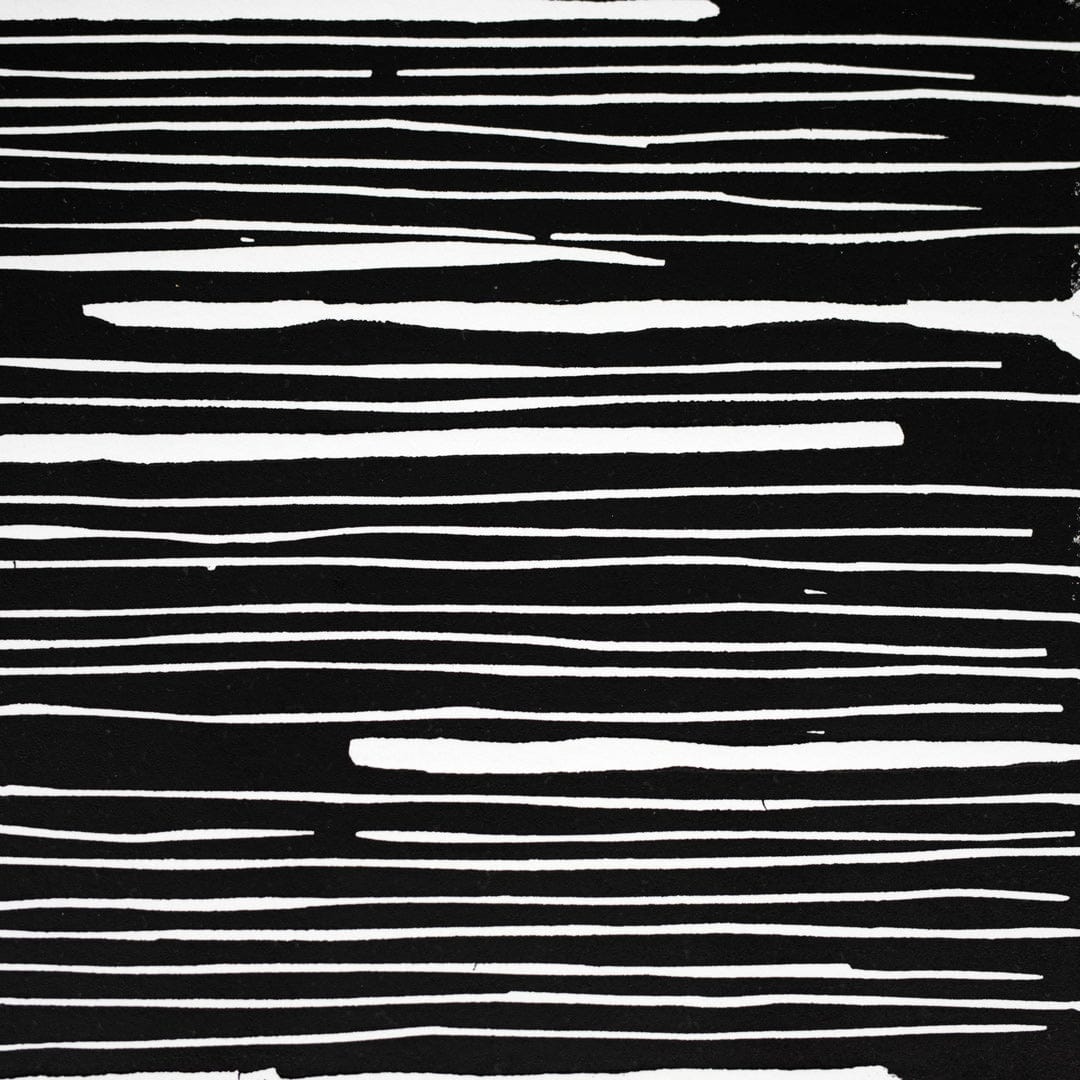 Bespoke Framed Redacted Linocut Reduction Print by Jackson Munn