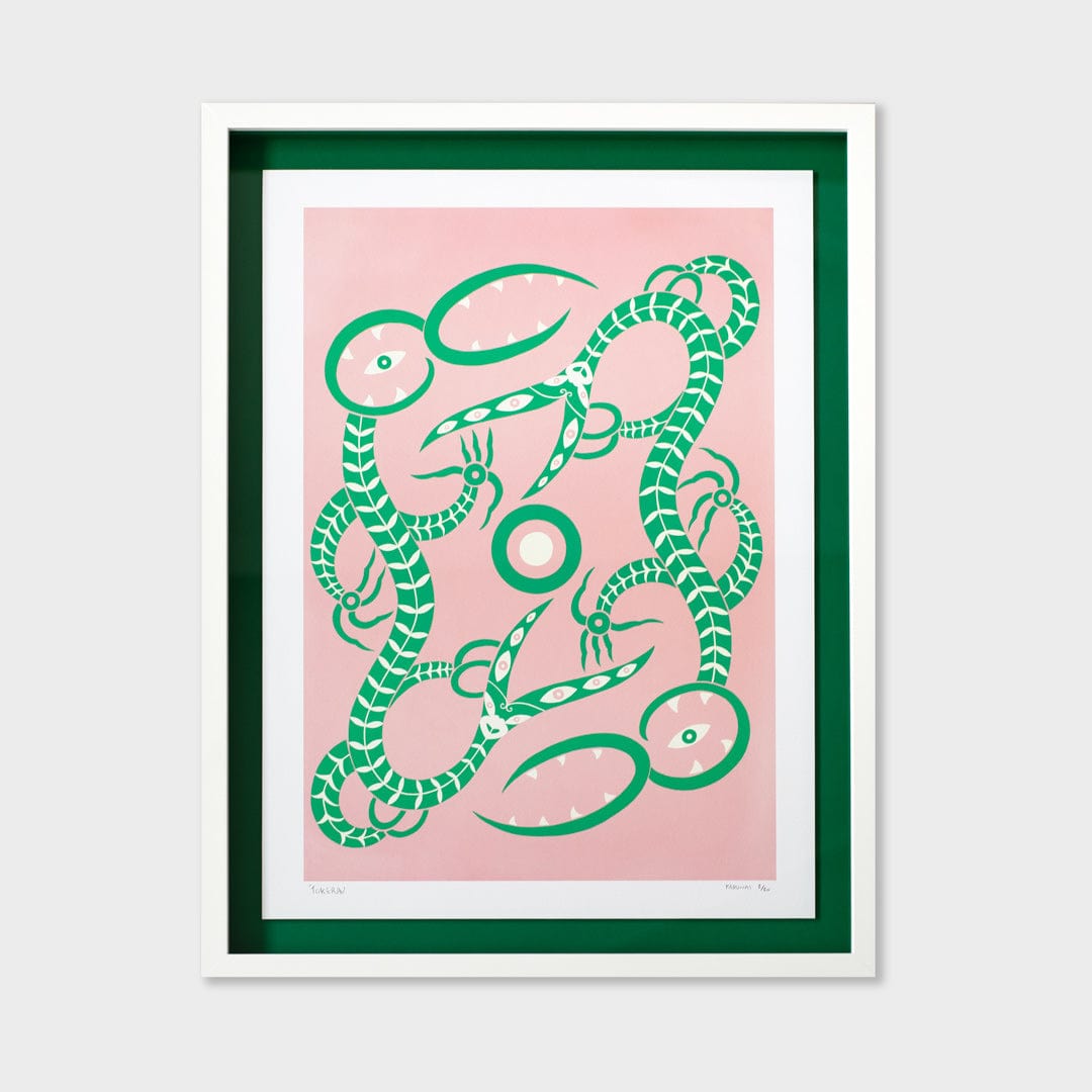 Bespoke Framed Tokerau Limited Edition Print by Kapowai