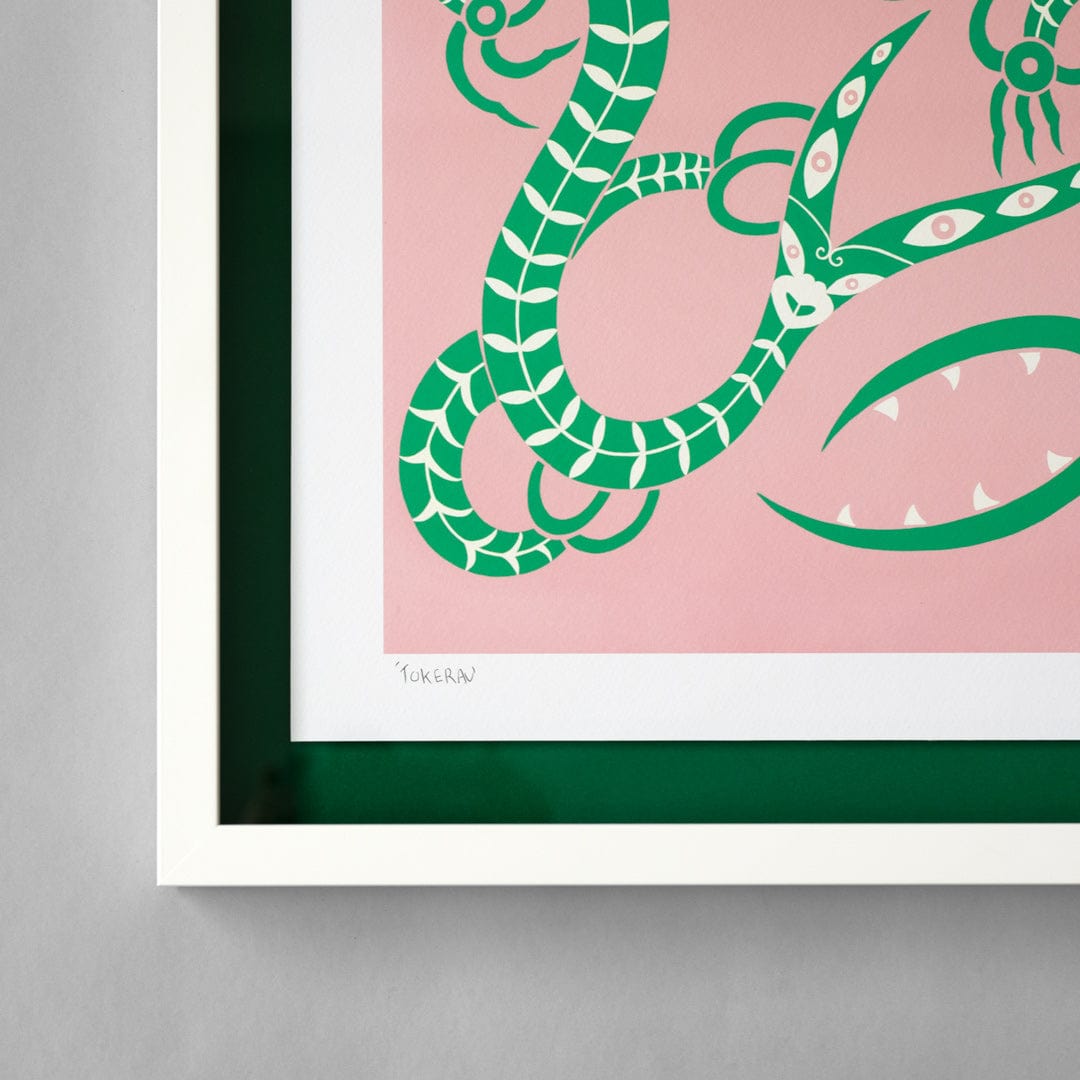 Bespoke Framed Tokerau Limited Edition Print by Kapowai