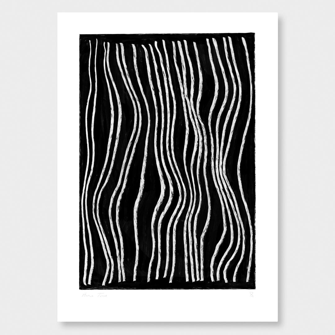 Black Drapes Art Print by Home Time