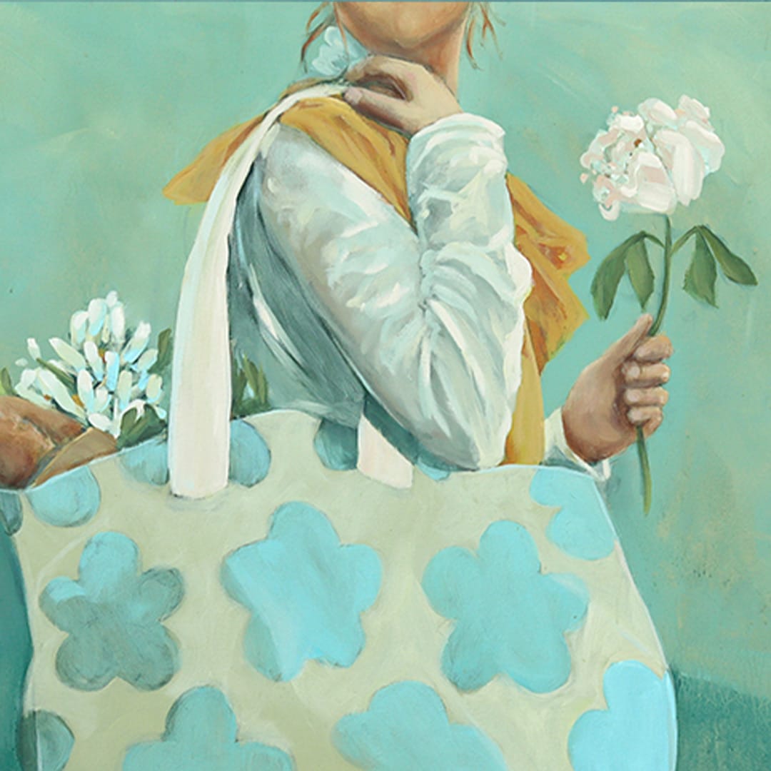 Bread and Blooms Art Print by Abbey Merson