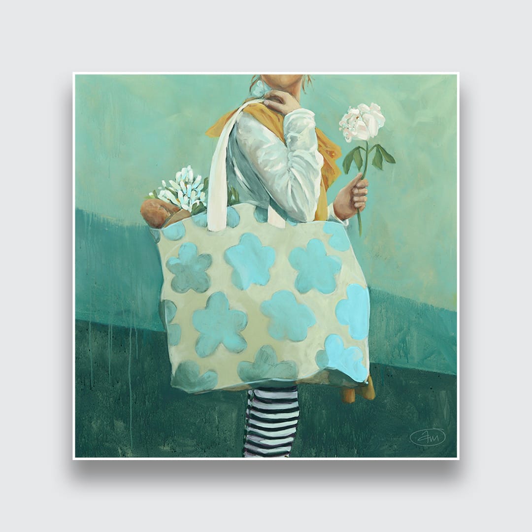 Bread and Blooms Art Print by Abbey Merson