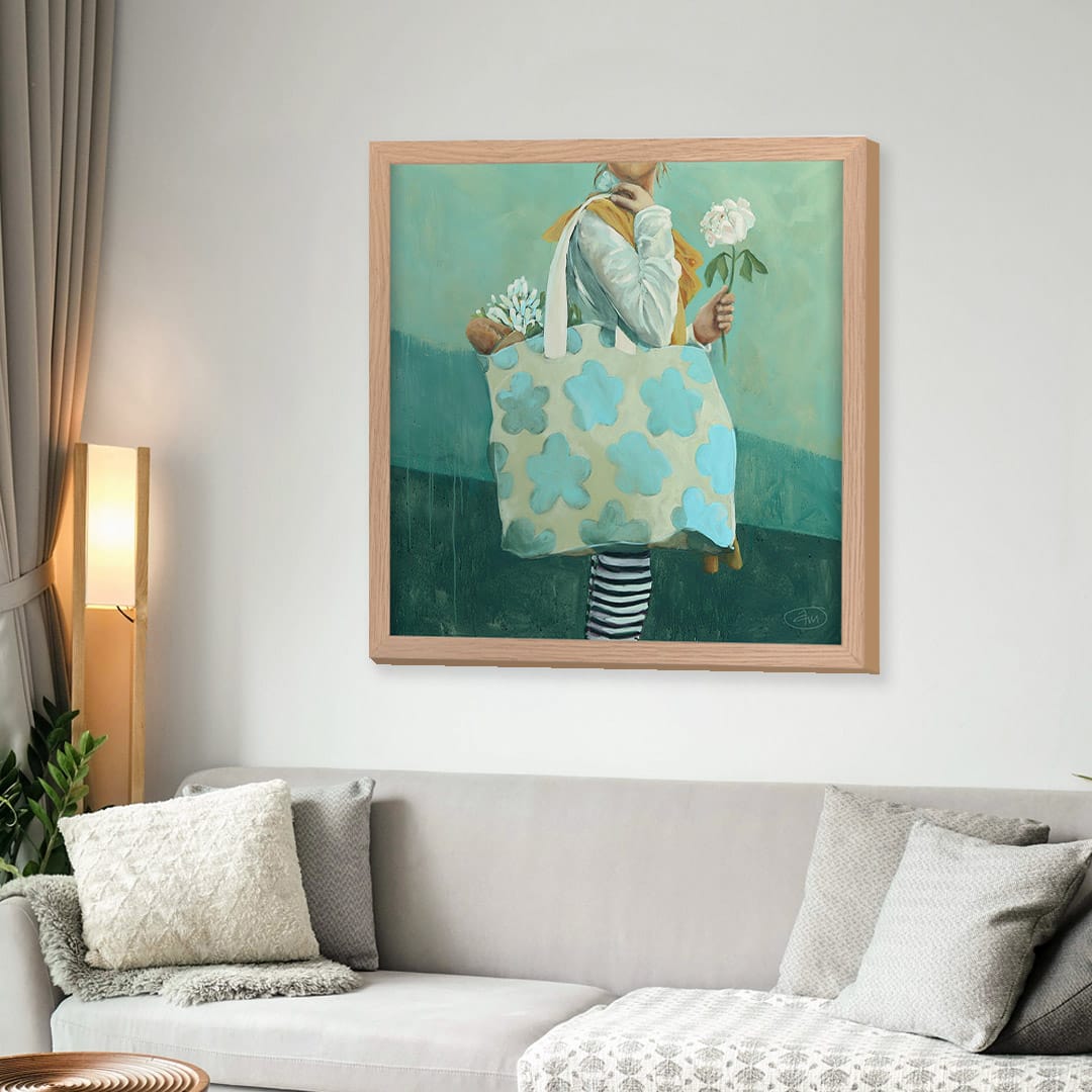 Bread and Blooms Art Print by Abbey Merson