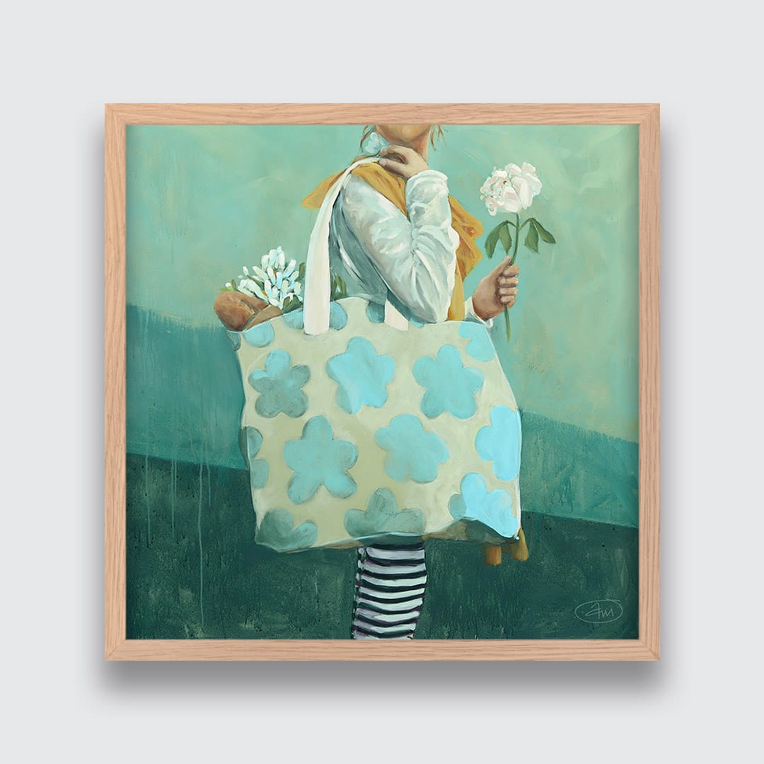 Bread and Blooms Art Print by Abbey Merson