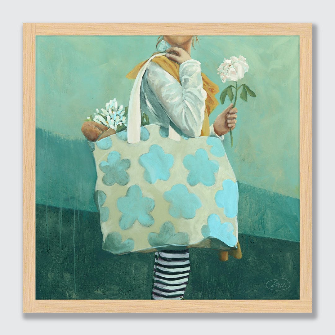 Bread and Blooms Art Print by Abbey Merson