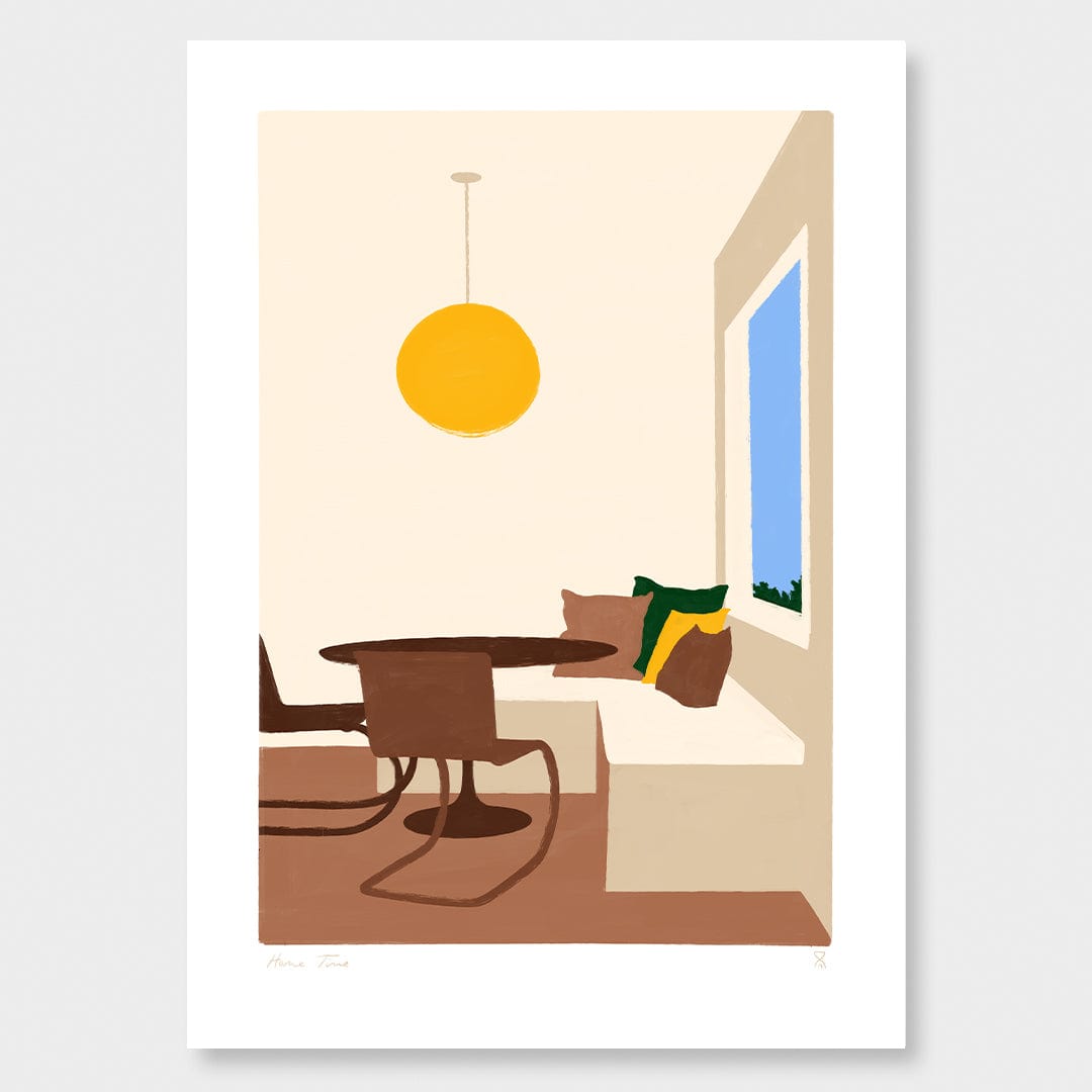 Breakfast Nook Art Print by Home Time