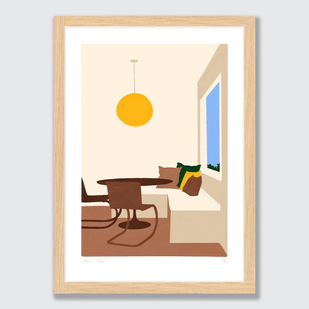 Breakfast Nook Art Print by Home Time