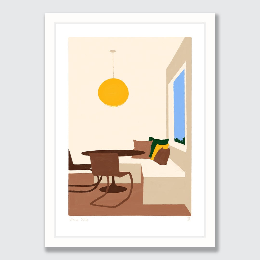 Breakfast Nook Art Print by Home Time