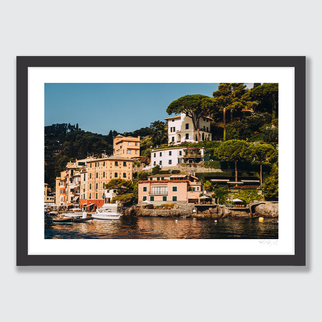 Breakfast at Portofino Art Print by Jessica Higueras