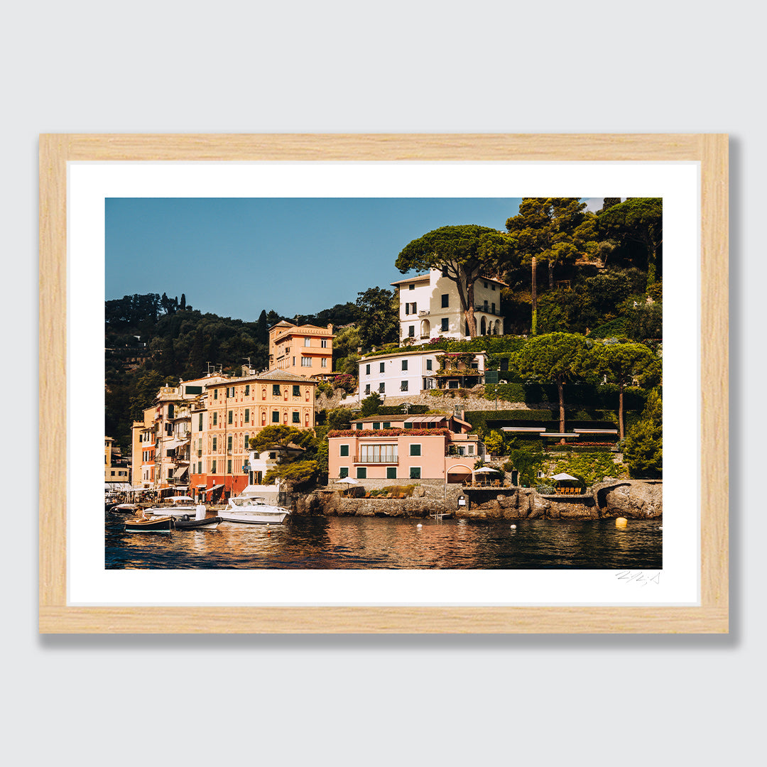 Breakfast at Portofino Art Print by Jessica Higueras
