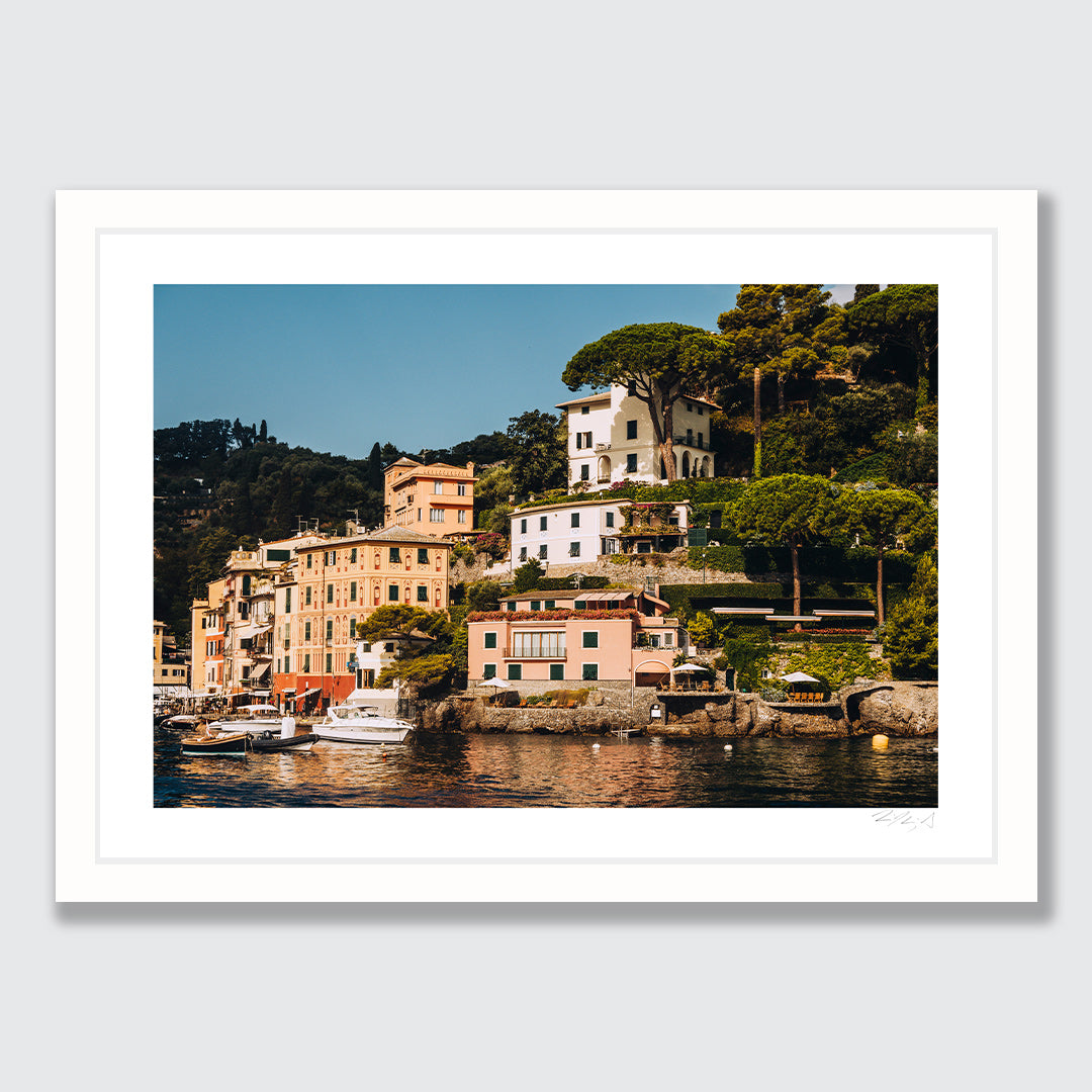 Breakfast at Portofino Art Print by Jessica Higueras