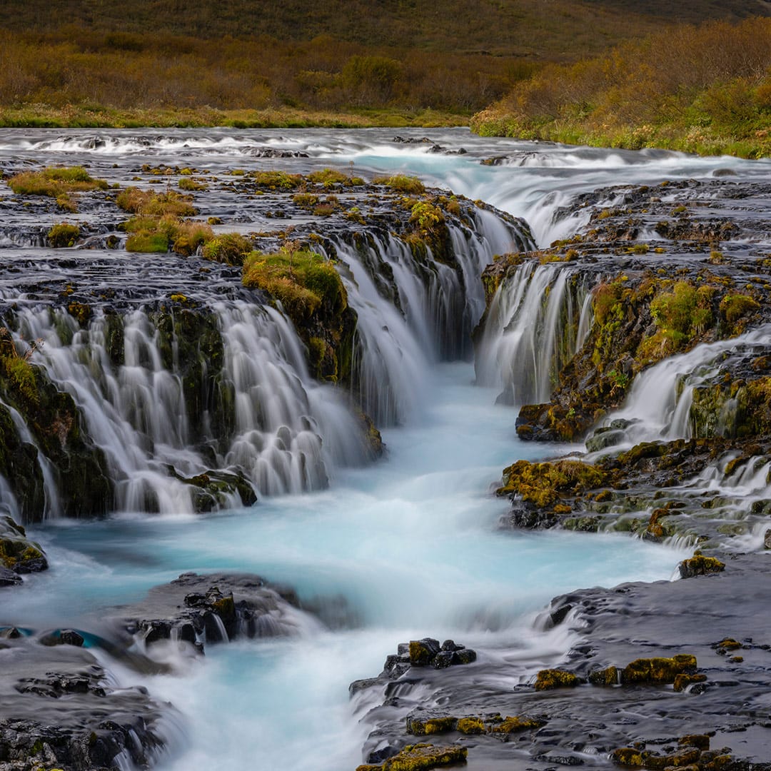Bruarfoss Waterfall Photographic Print by Emma Willetts