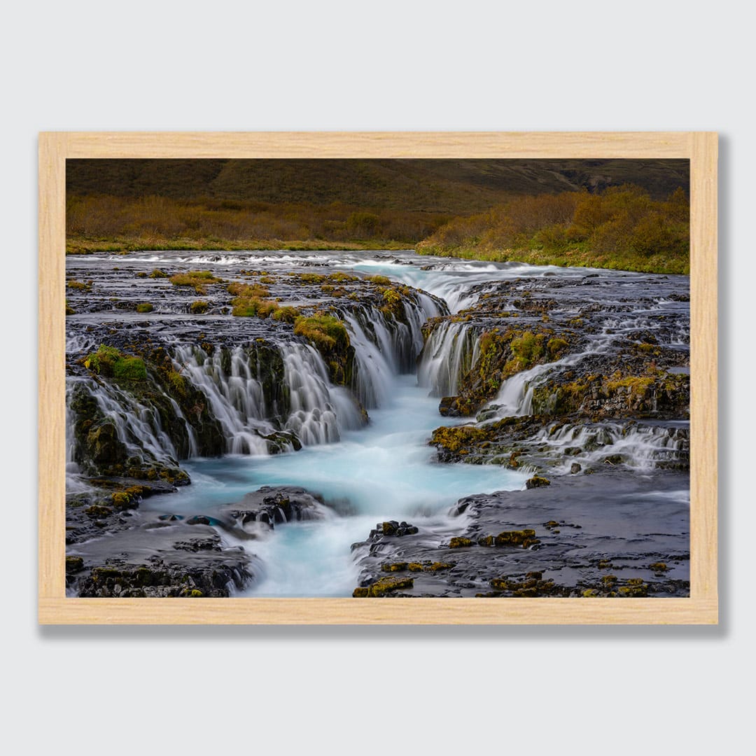 Bruarfoss Waterfall Photographic Print by Emma Willetts