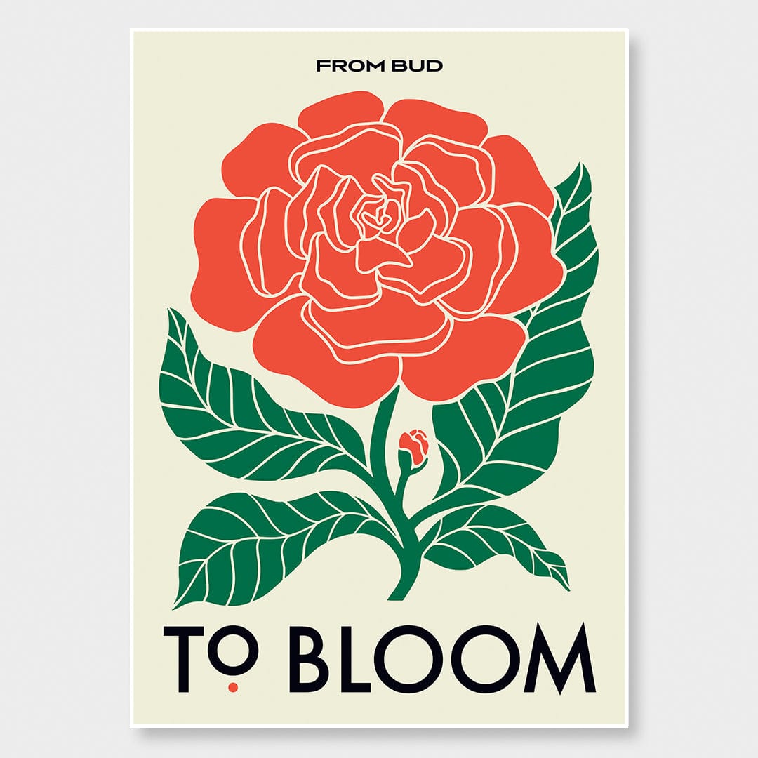 Bud to Bloom Art Print by Becca O&#39;Shea