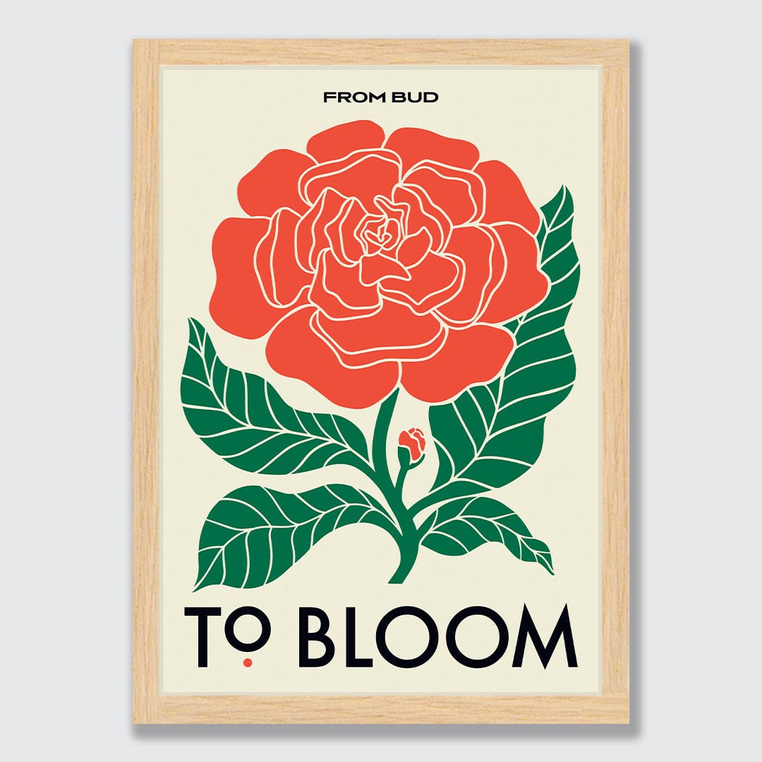 Bud to Bloom Art Print by Becca O&#39;Shea