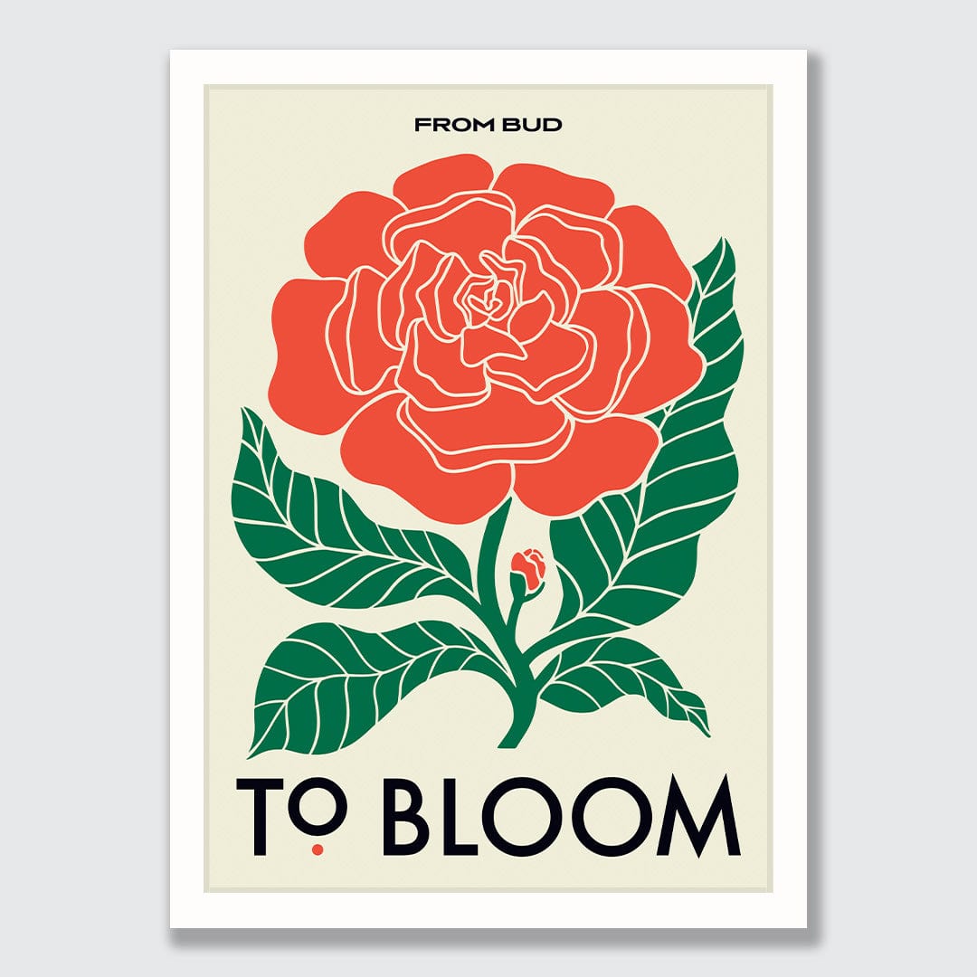 Bud to Bloom Art Print by Becca O&#39;Shea