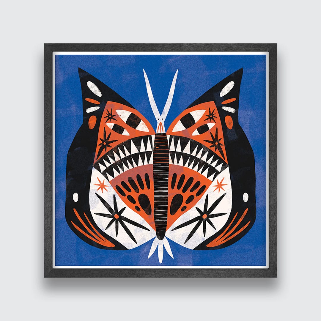 Butterfly Art Print by Agustina Shuan