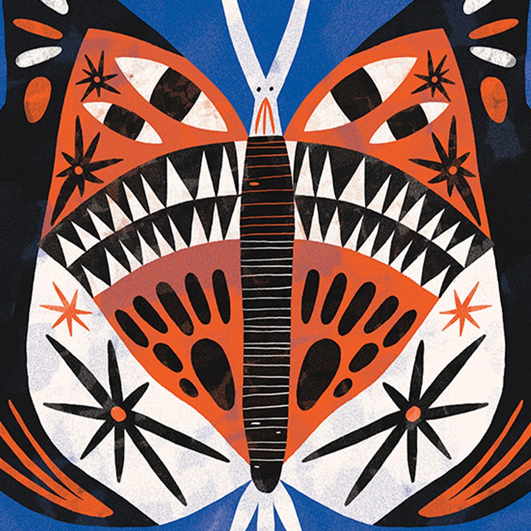 Butterfly Art Print by Agustina Shuan
