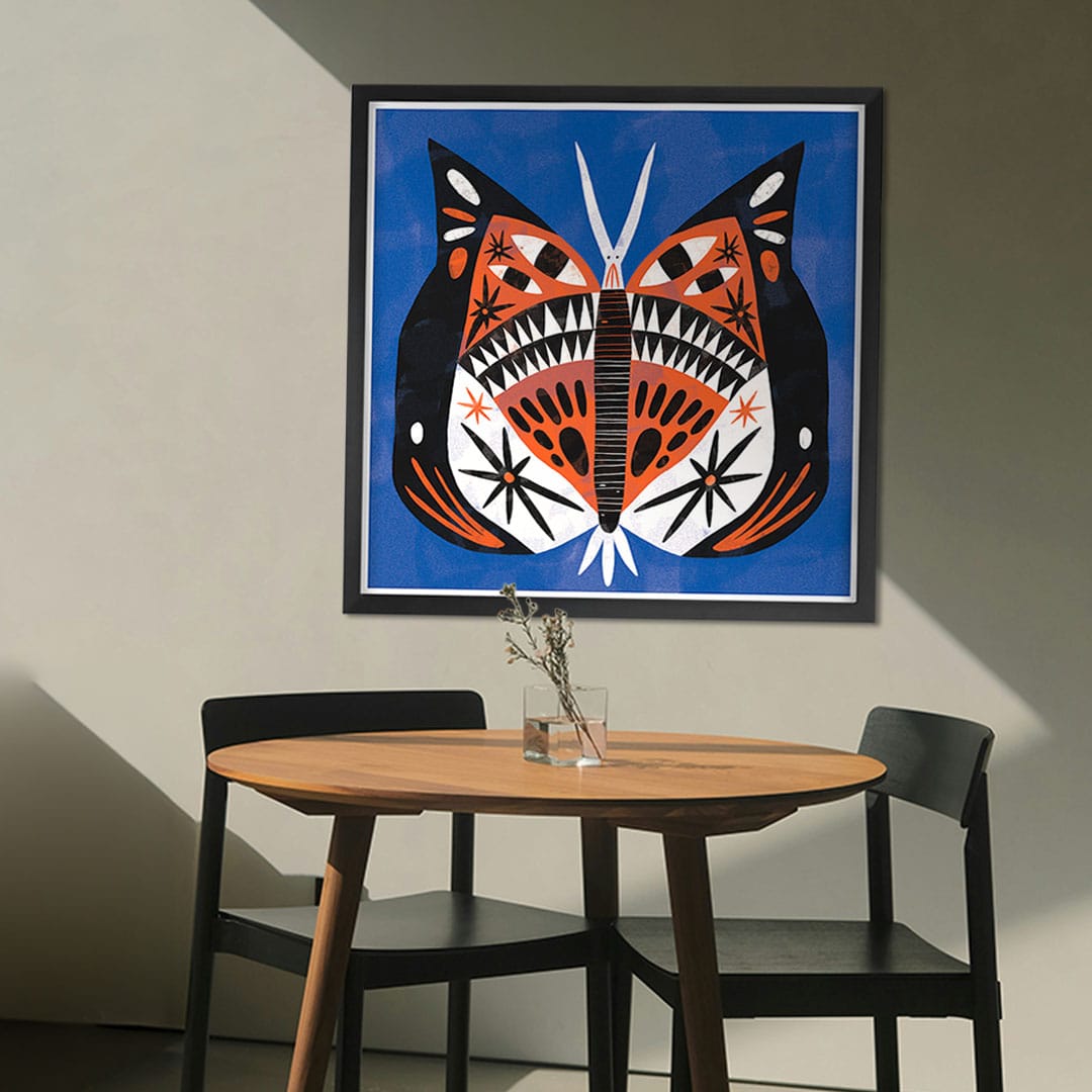 Butterfly Art Print by Agustina Shuan