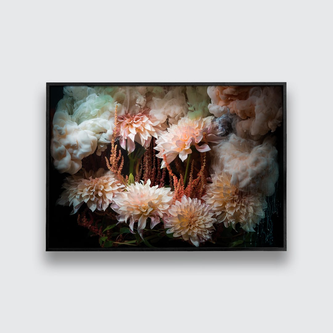 Cafe au Lait Clouds - Custom Framed Limited Edition Photographic Print by Georgie Malyon