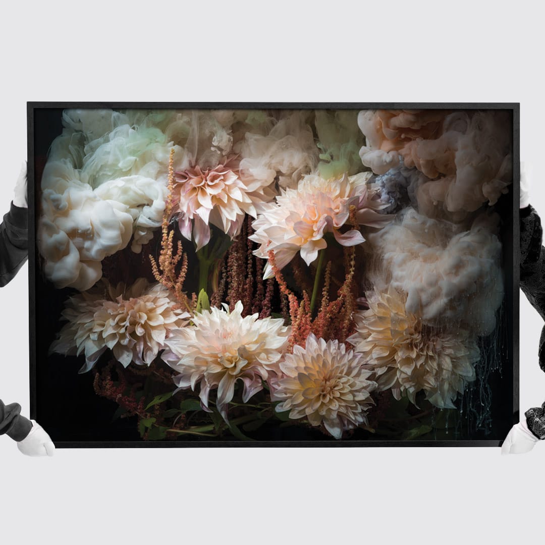 Cafe au Lait Clouds - Custom Framed Limited Edition Photographic Print by Georgie Malyon