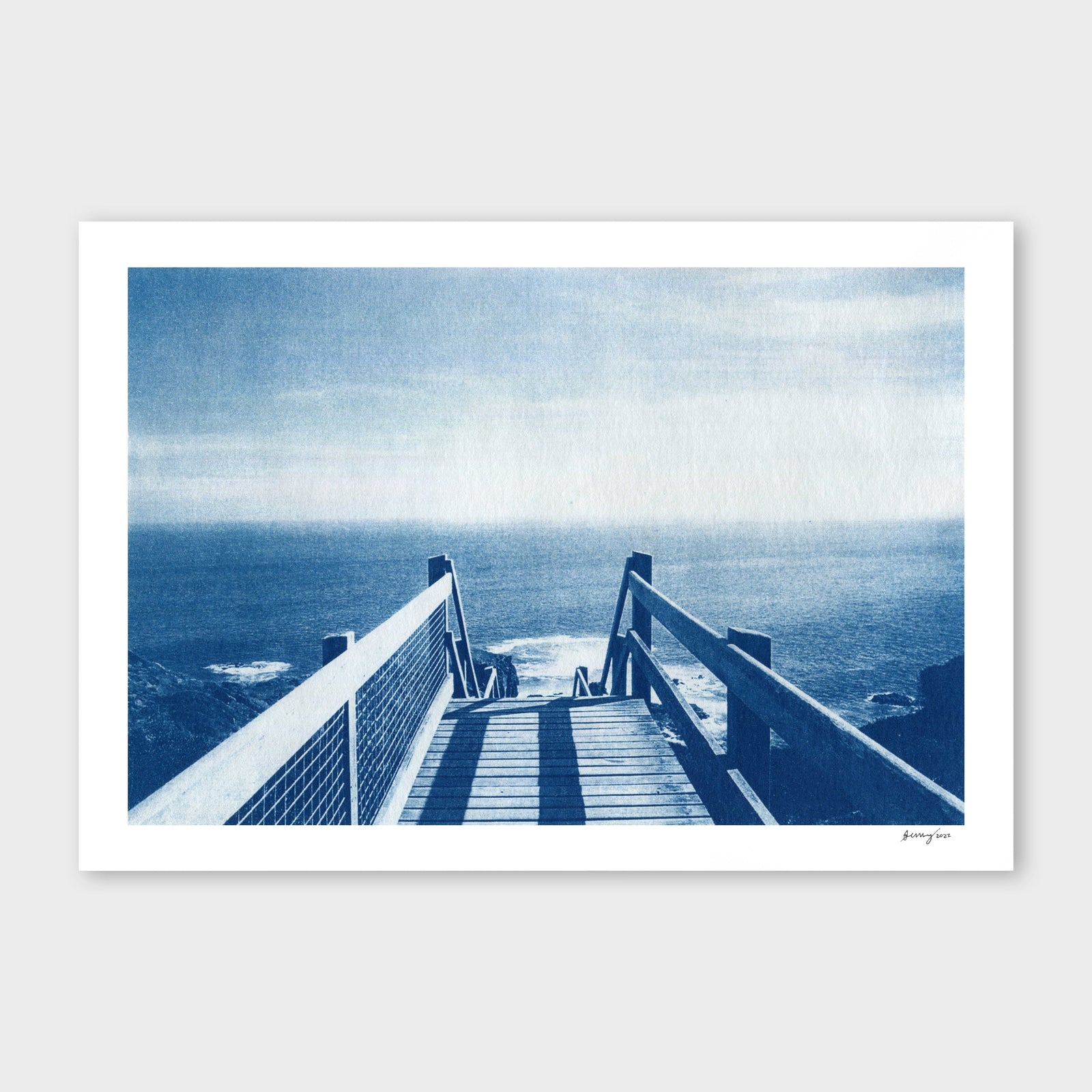 Cape Schanck Cyanotype by Sophia Jenny