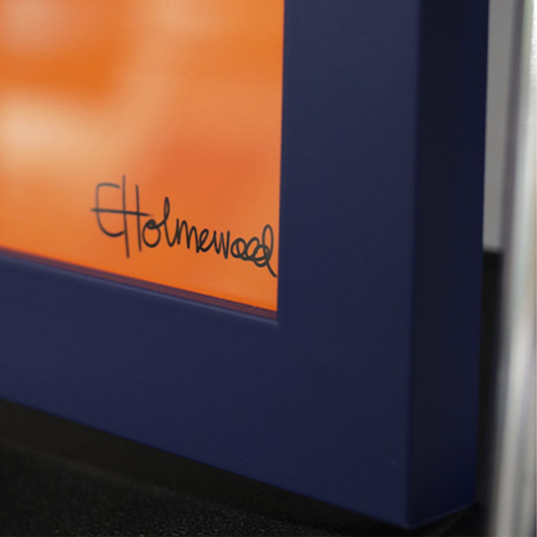 Bespoke Framed Chairs Up Art Print by Emile Holmewood