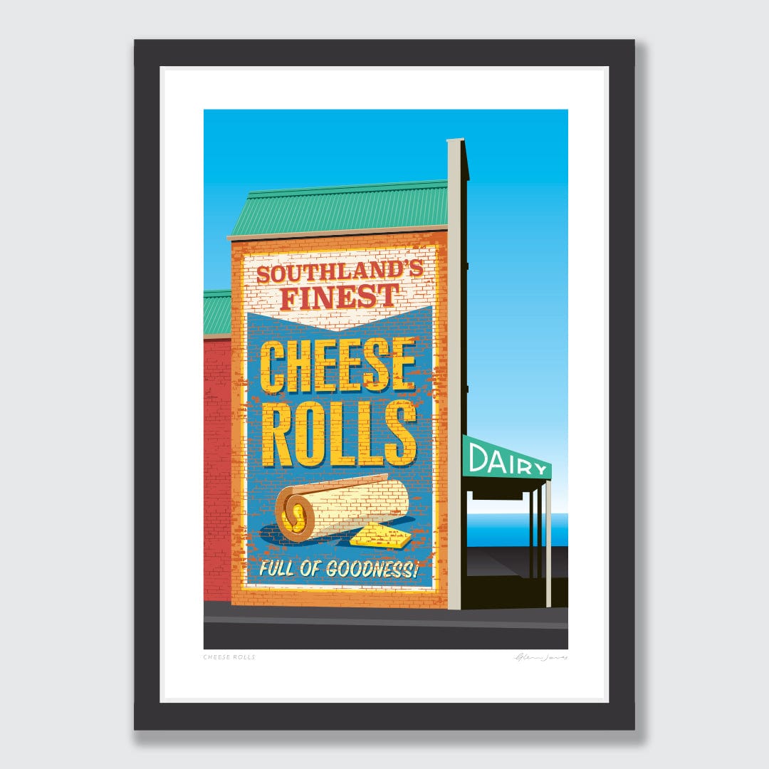 Cheese Rolls Art Print by Glenn Jones