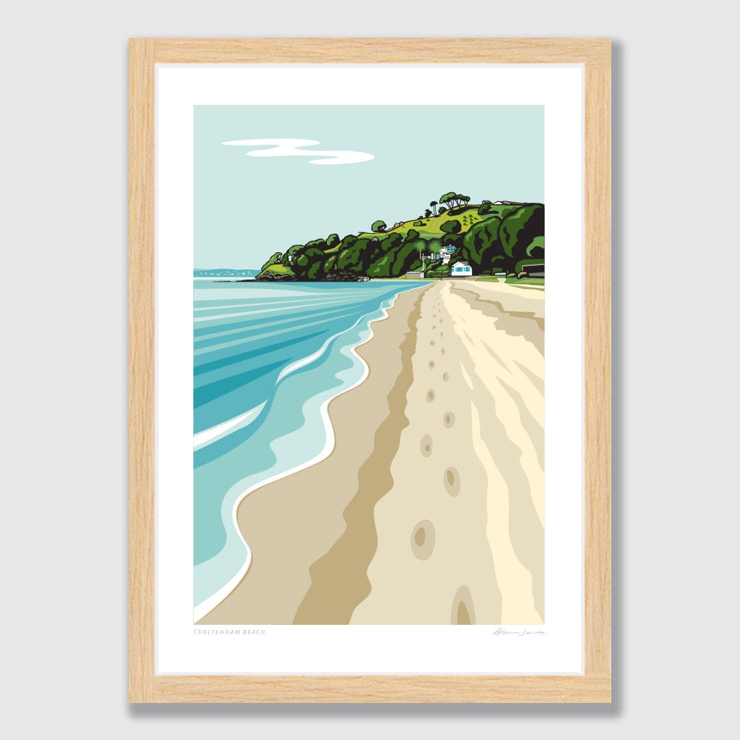 Cheltenham Beach Art Print by Glenn Jones