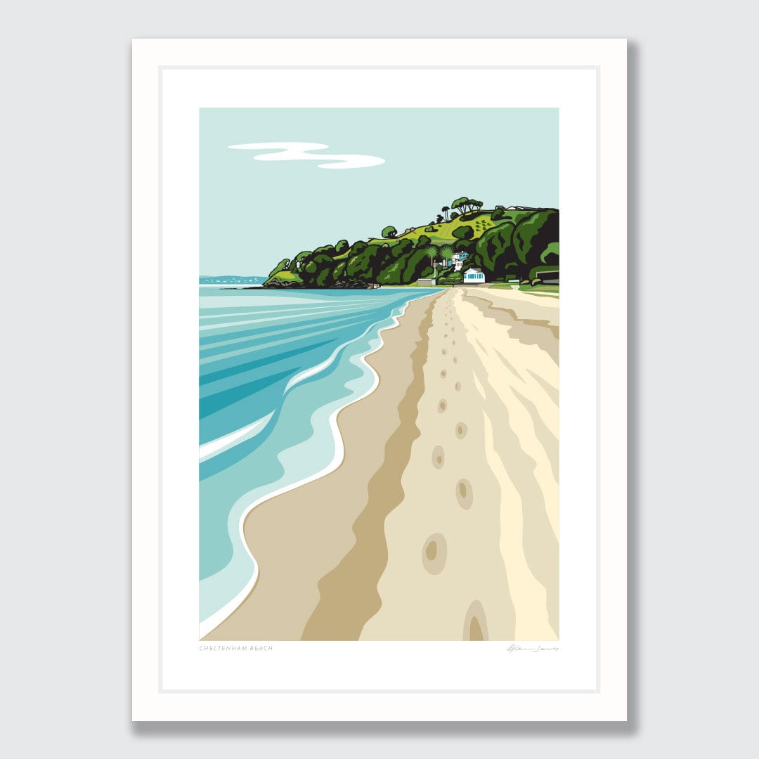 Cheltenham Beach Art Print by Glenn Jones