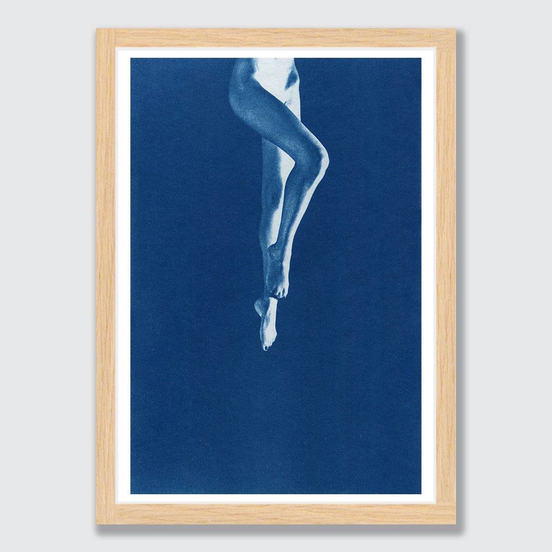 Chiaroscuro Legs 02 Limited Edition Cyanotype by Sophia Jenny