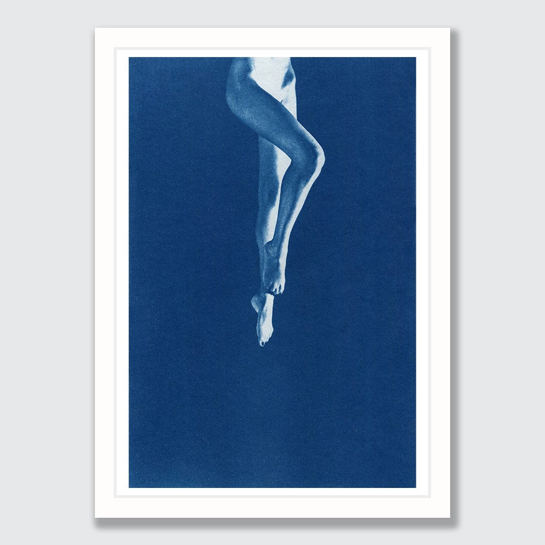 Chiaroscuro Legs 02 Limited Edition Cyanotype by Sophia Jenny